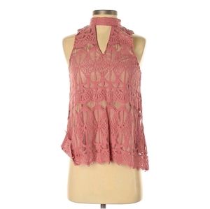 Love, Fire lace choker blouse